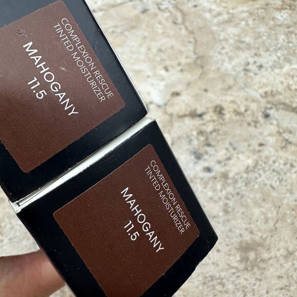 Lot Of 2 bareMinerals Complexion Rescue Tinted Moisturizer MAHOGANY 11.5 35ml - Picture 4 of 8